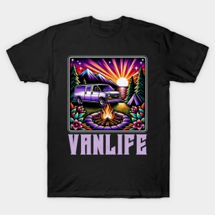 Vanlife purple sunset T-Shirt